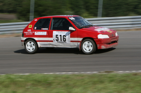 Peugeot 106 - Dennis Larsen.
(Foto: Spider-Web.dk)